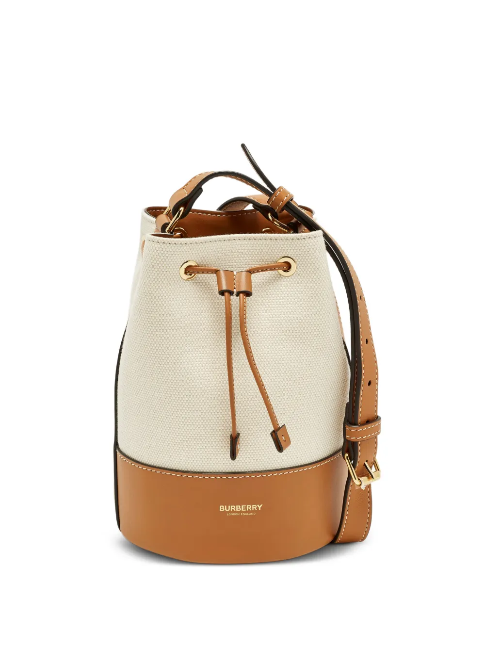 Burberry Pre-Owned canvas leather bucket bag - Toni neutri