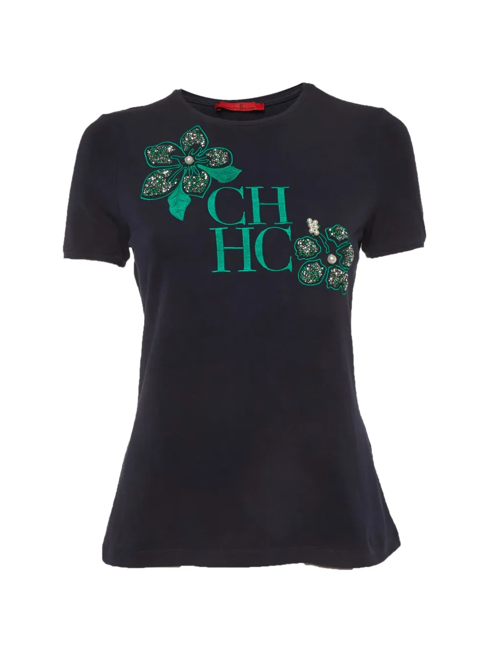 Carolina Herrera Vintage short-sleeve T-shirt - Blu