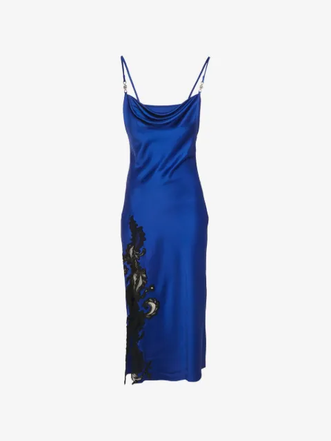 Versace Pre-Owned Barocco lace-detail dress