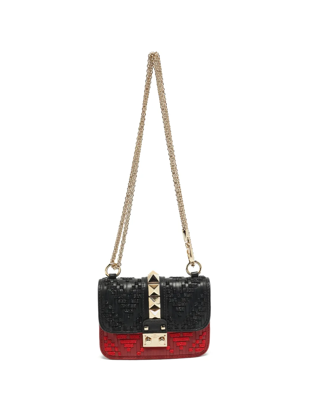 Valentino Garavani Pre-Owned Glam Lock shoulder bag - Nero