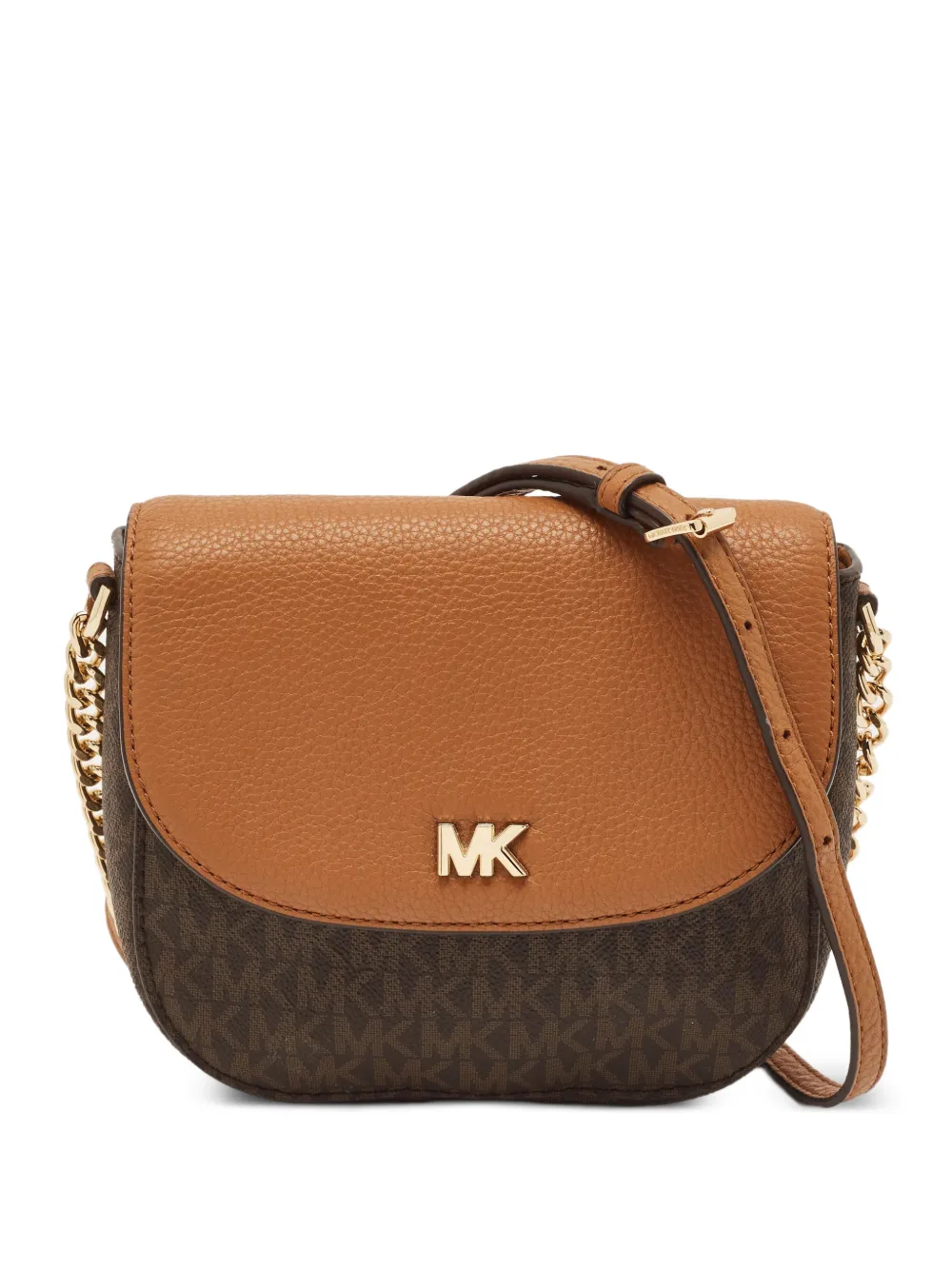 Michael Kors Vintage Mott Dome cross body bag - Marrone