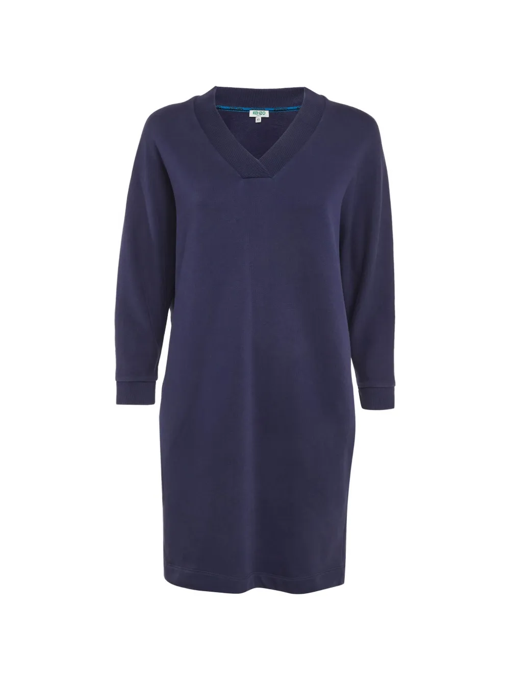Kenzo Pre-Owned Abito corto con scollo a V - Blu