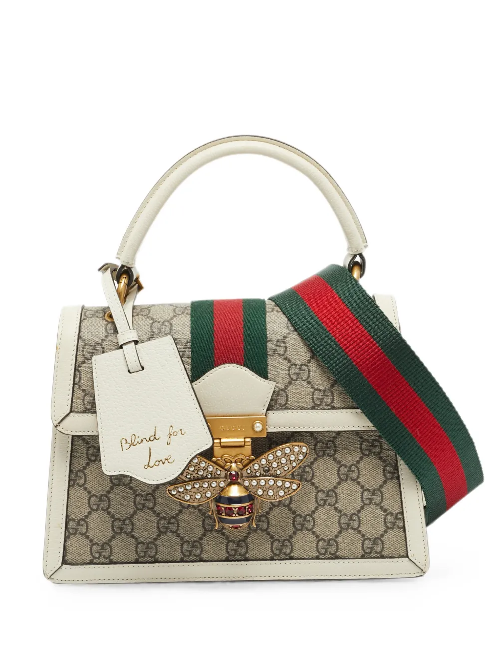 Gucci Pre-Owned small Queen Margaret GG Supreme tote bag - Bianco