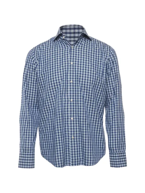 BOSS check-pattern shirt