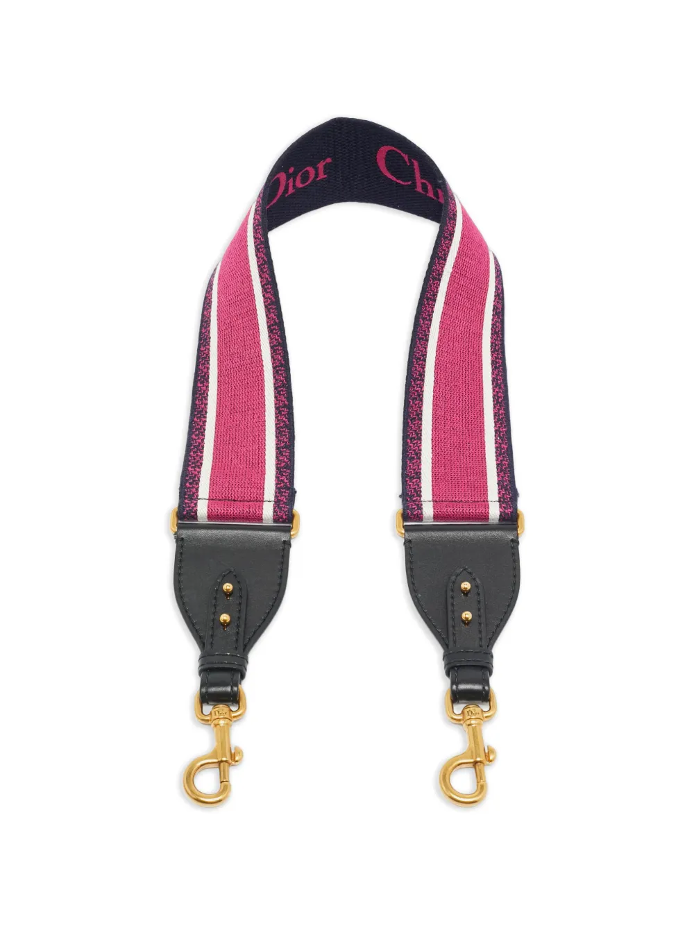 Christian Dior Pre-Owned logo-embroidered shoulder strap - Blau