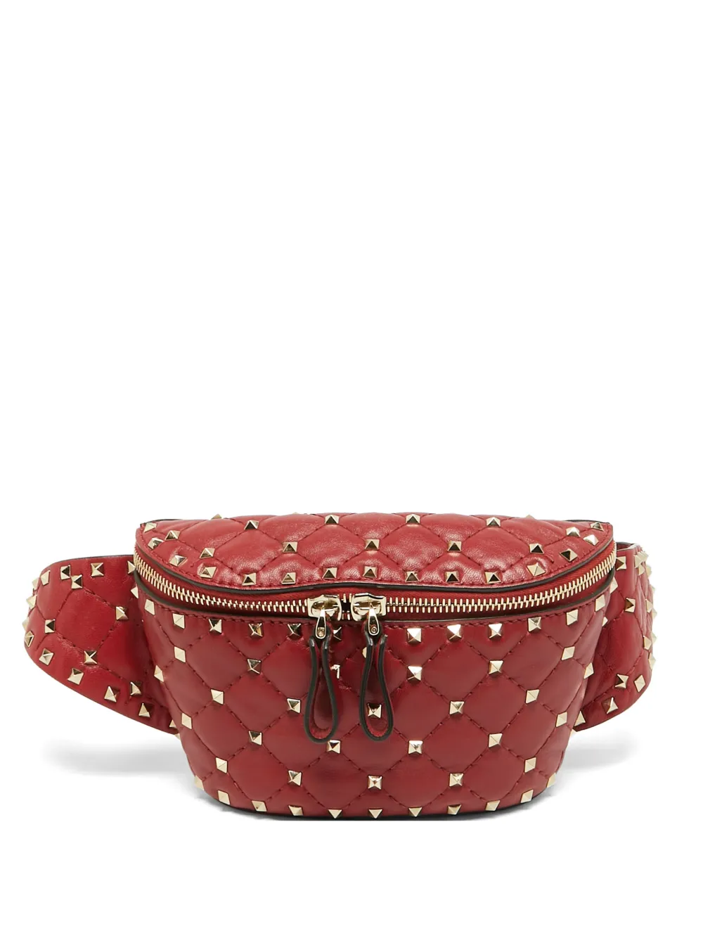 Valentino Garavani Pre-Owned Rockstud Spike belt bag - Rosso