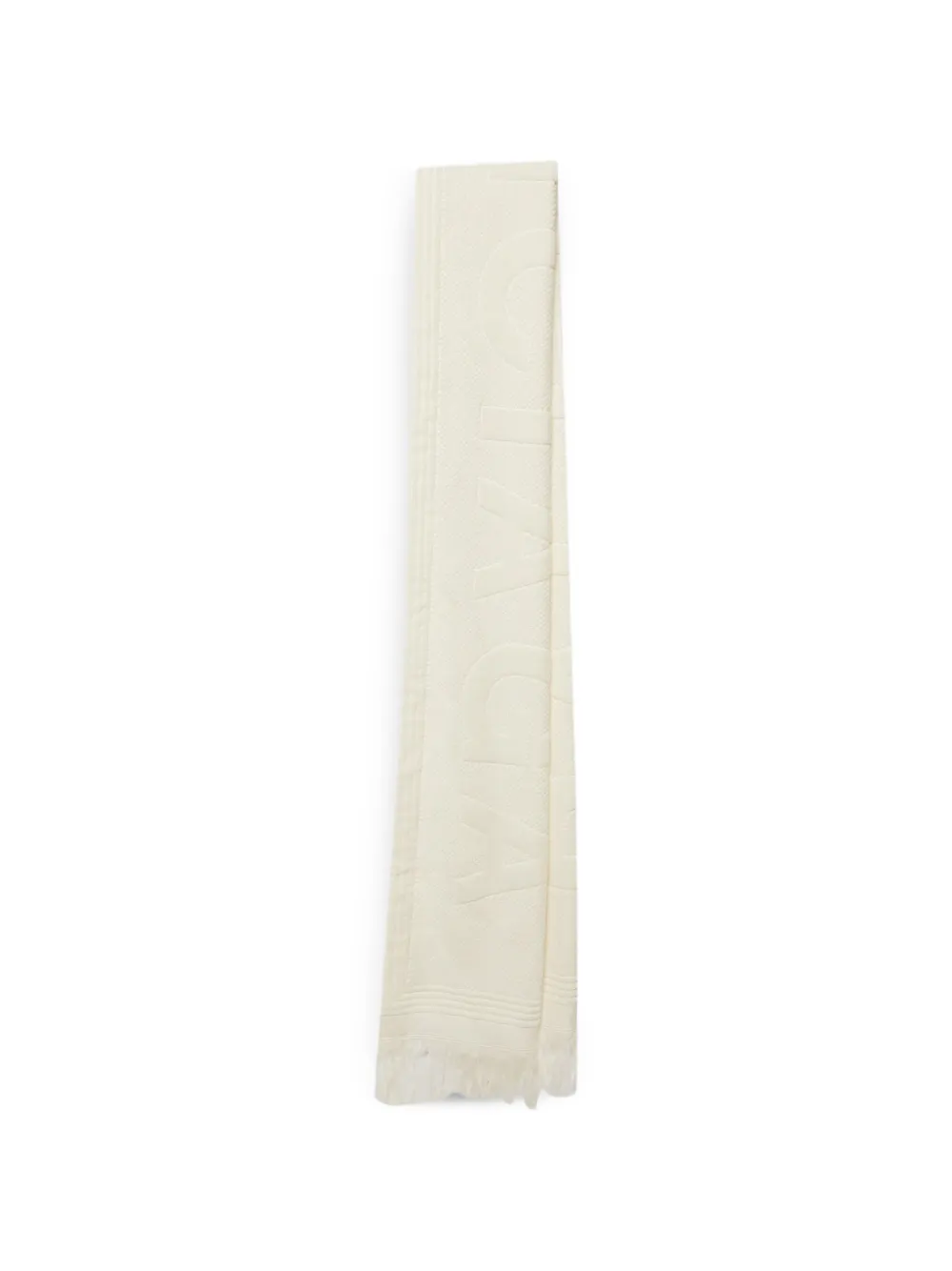 Balenciaga Pre-Owned fringed scarf - Bianco