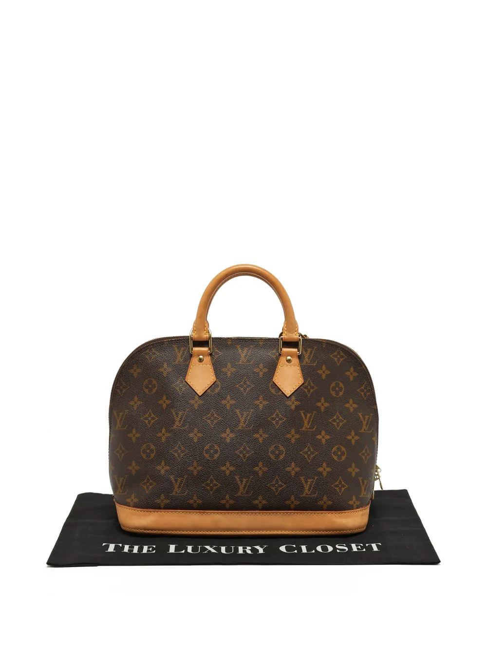 Louis Vuitton Pre-Owned Alma PM handtas met monogram Bruin