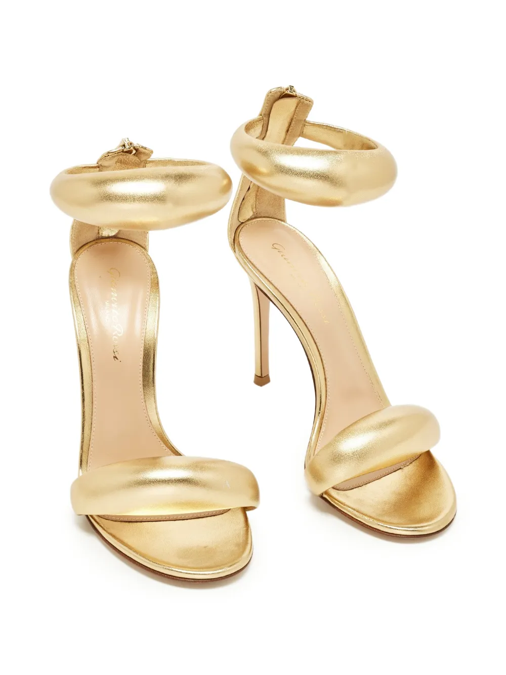 Gianvito Rossi Bijoux ankle strap sandals - Gold