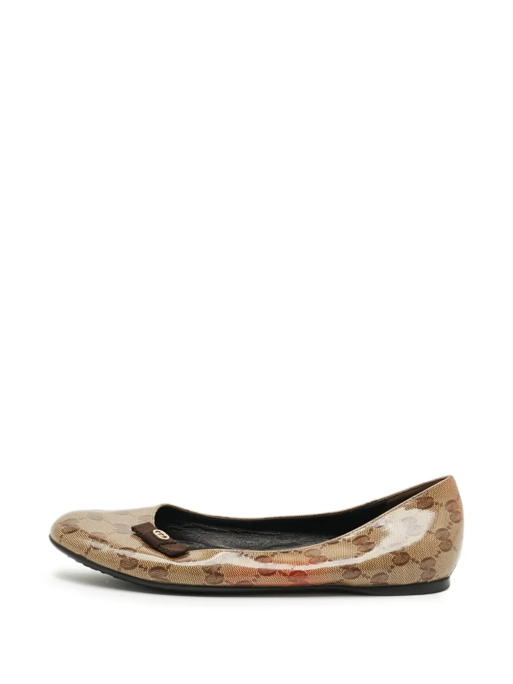 Gucci Pre-Owned Hysteria ballet flats - Nude