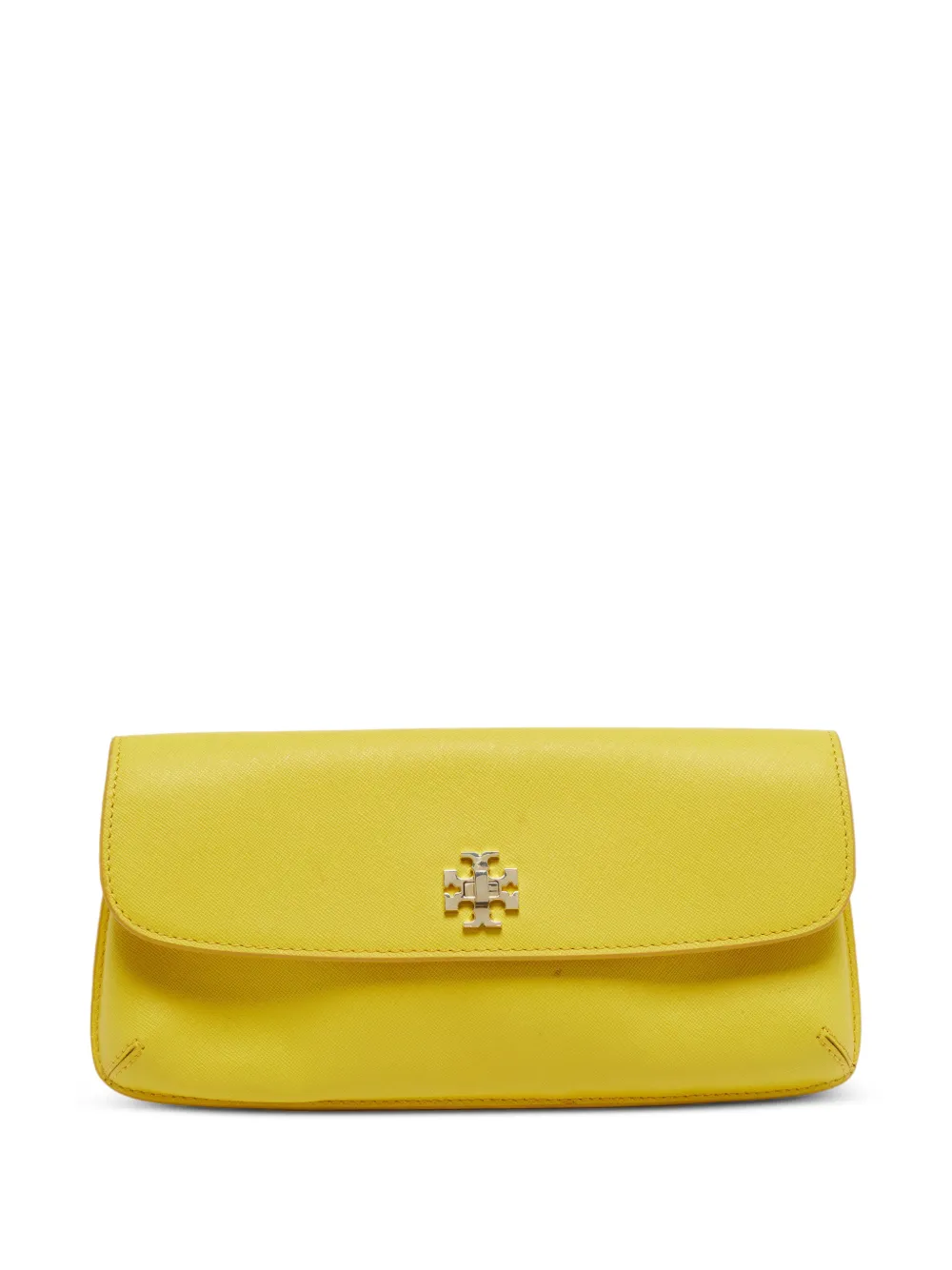 Tory Burch Diana leather clutch bag - Giallo