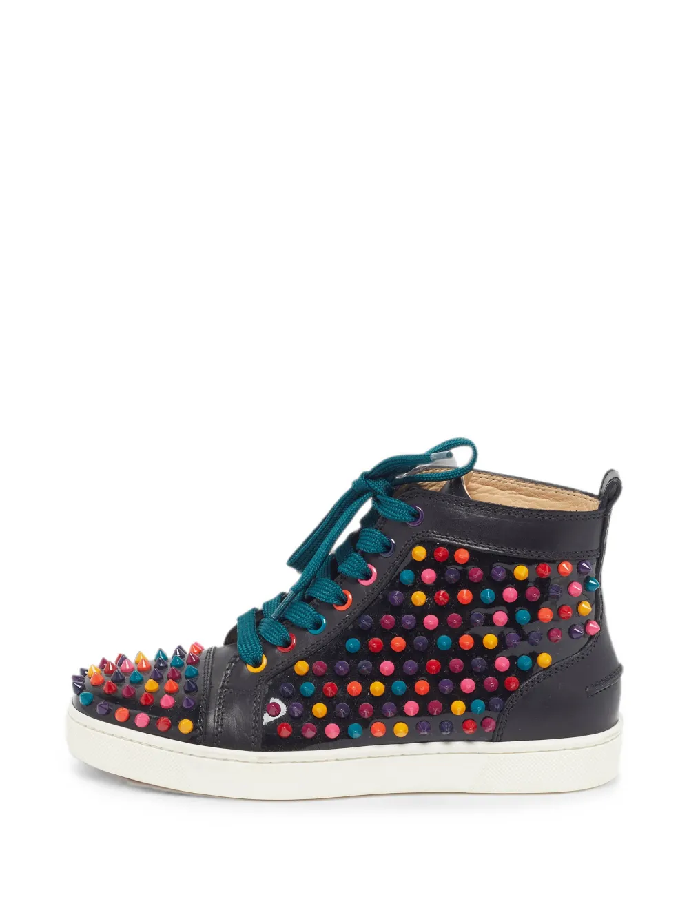Christian Louboutin Pre-Owned Lou Spikes studded sneakers - Schwarz