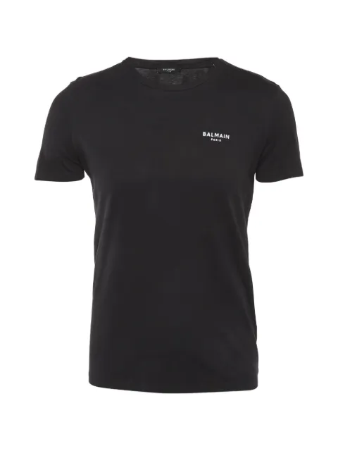 Balmain Pre-Owned logo-print cotton T-shirt