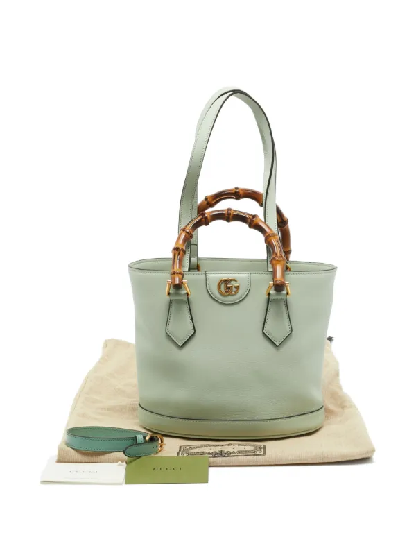 Gucci Pre-Owned Diana バンブーハンドル ハンドバッグ | グリーン 