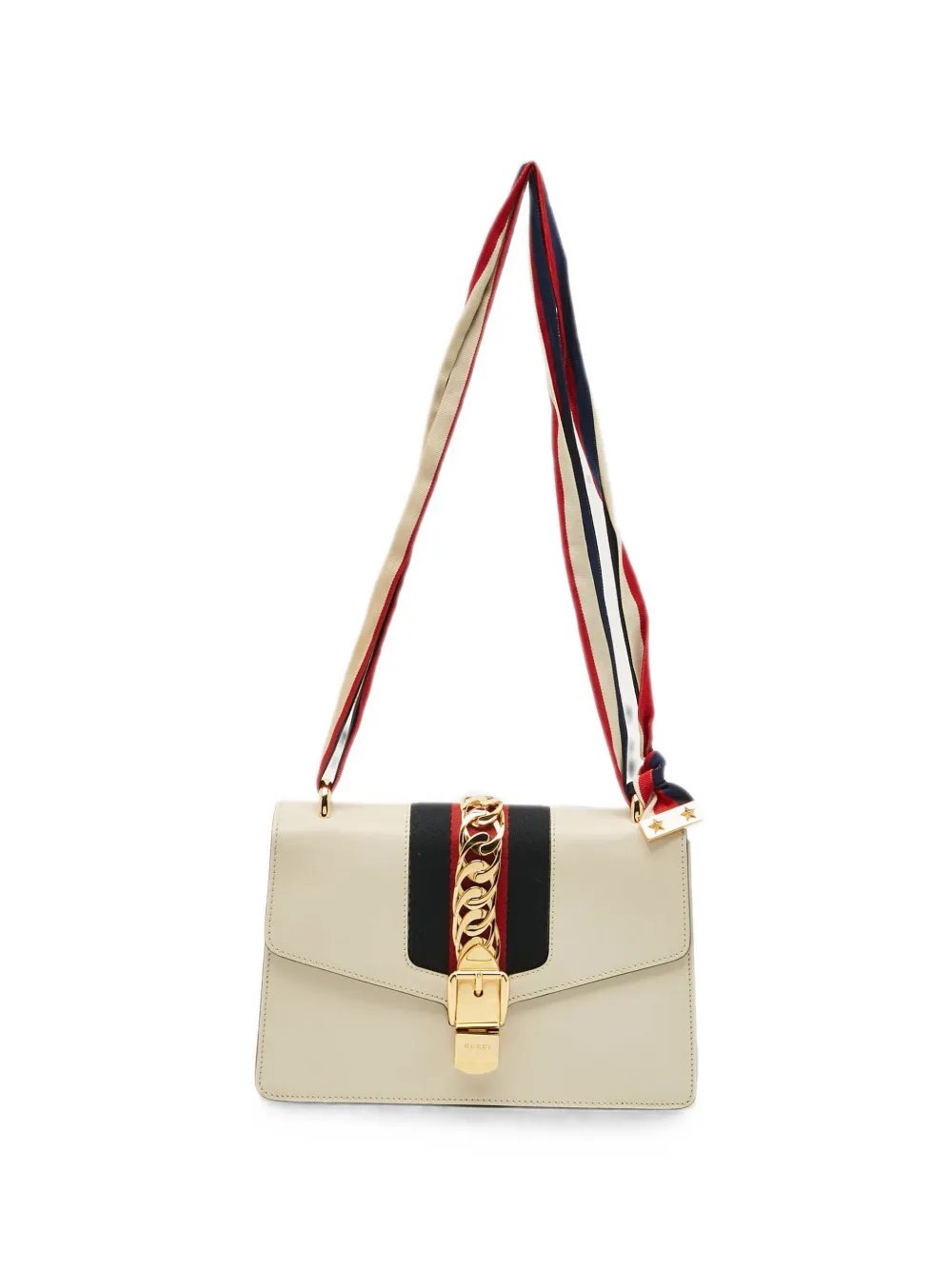 Gucci Pre-Owned small Sylvie leather shoulder bag - Toni neutri