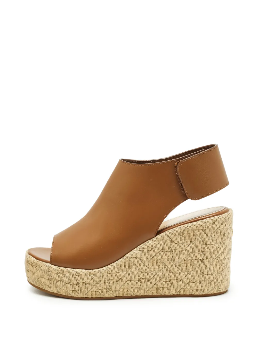 Christian Dior Pre-Owned Attitude wedge sandals - Braun