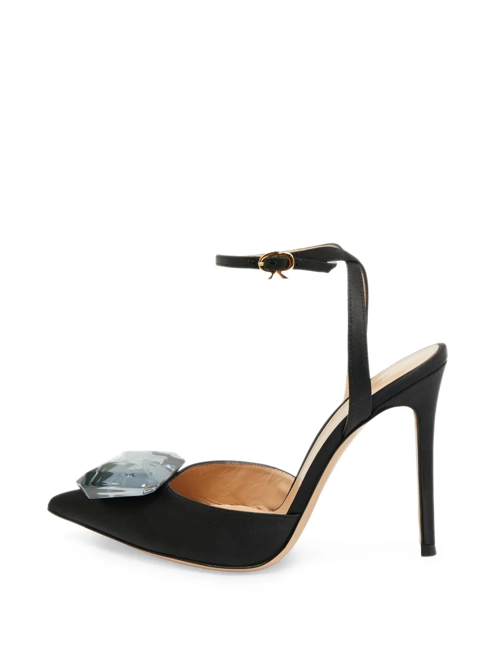 Gianvito Rossi Jaipur crystal-embellished pumps - Schwarz