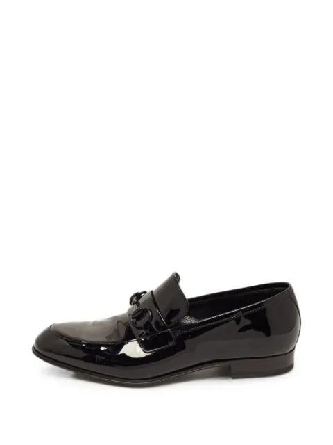 Gucci Pre-Owned Horsebit patent loafers