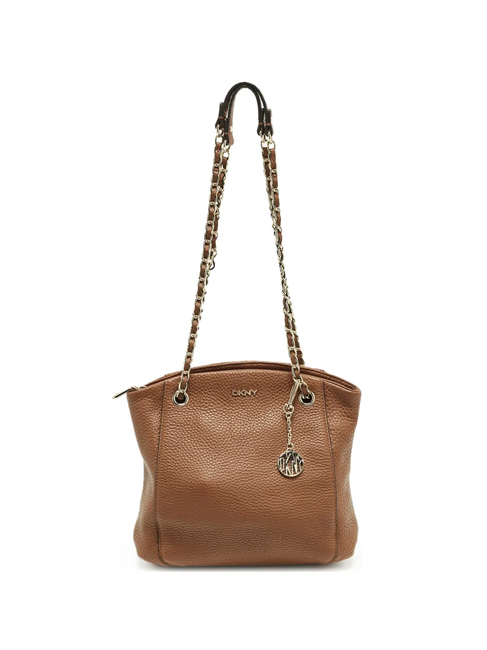 DKNY Vintage chain-strap tote bag - Marrone