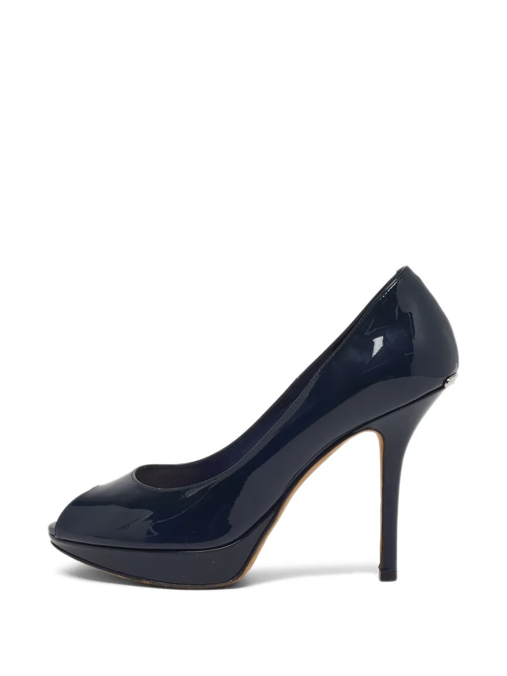 Christian Dior Pre-Owned Miss Dior Peeptoe-Pumps - Blau