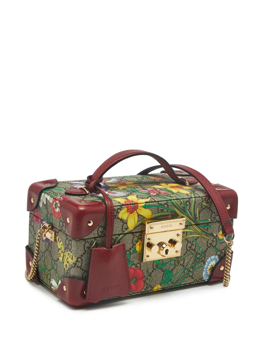 Gucci Pre-Owned Ophidia Flora GG Supreme jewelry box - Verde