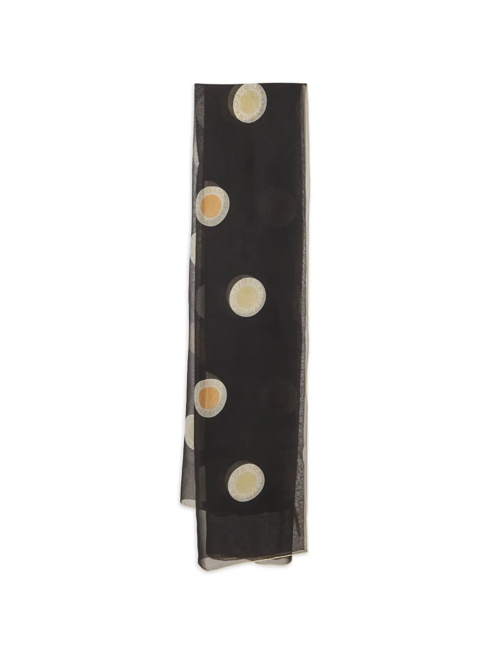 Bvlgari Pre-Owned print scarf - Schwarz