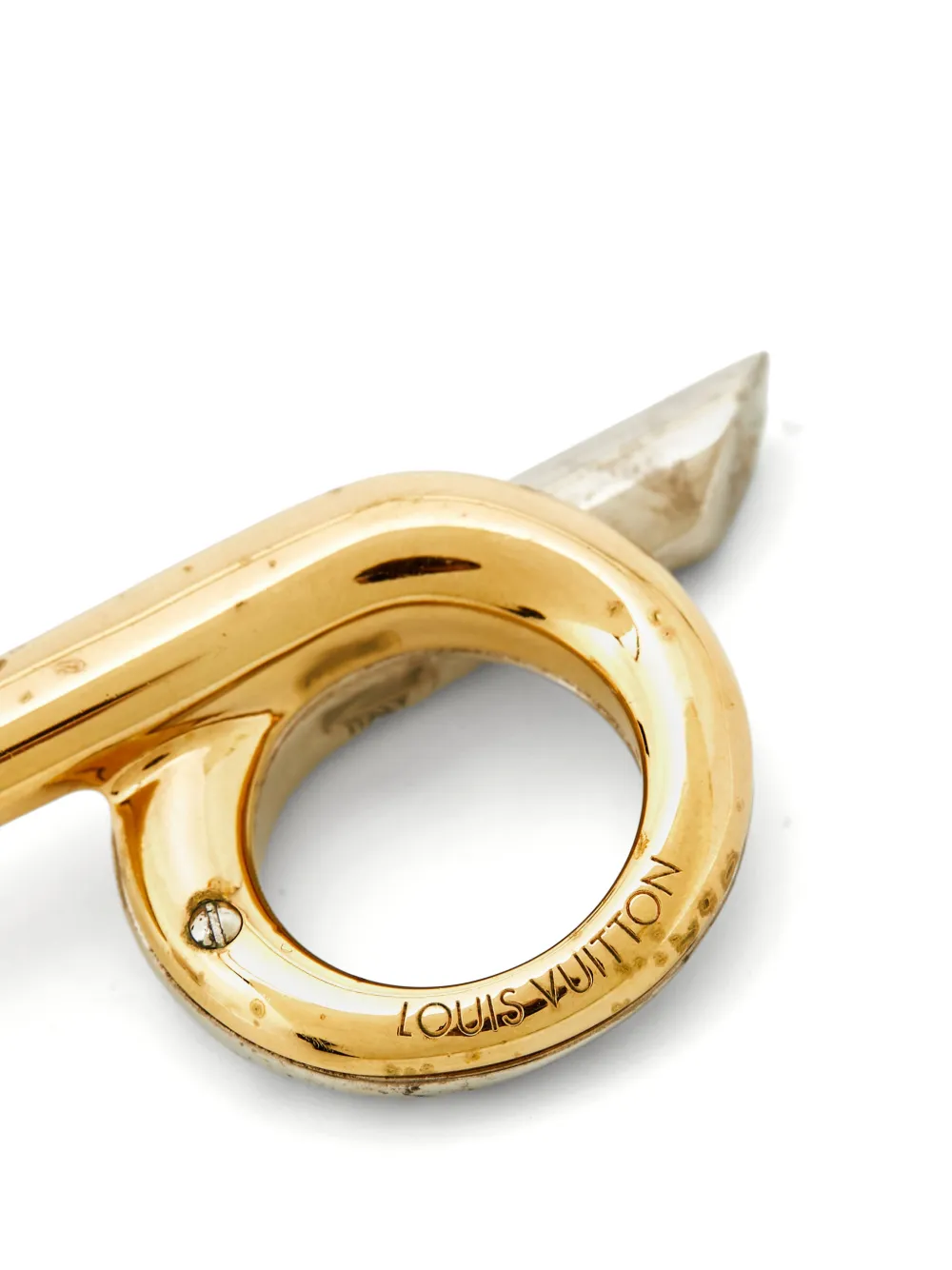 Louis Vuitton Pre-owned Twist Ring in Gold, view 3
