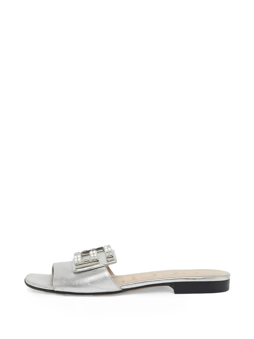 Gucci Pre-Owned Madelyn crystal-set sandals - Grau