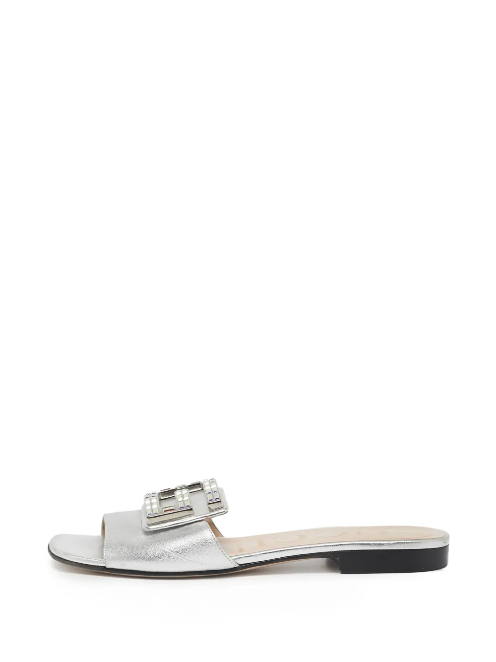 Gucci Pre-Owned Madelyn crystal-set sandals - Grau