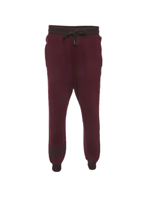 Dolce & Gabbana Pre-Owned pantalon de jogging fuselé à lien de resserrage