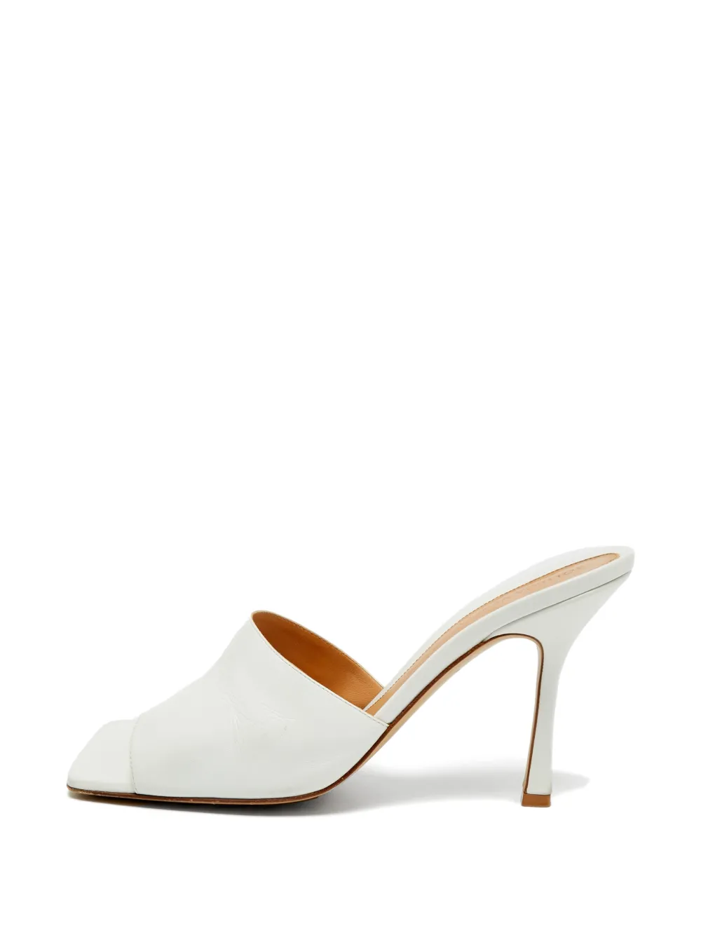 Bottega Veneta Pre-Owned leather heeled sandals - Bianco