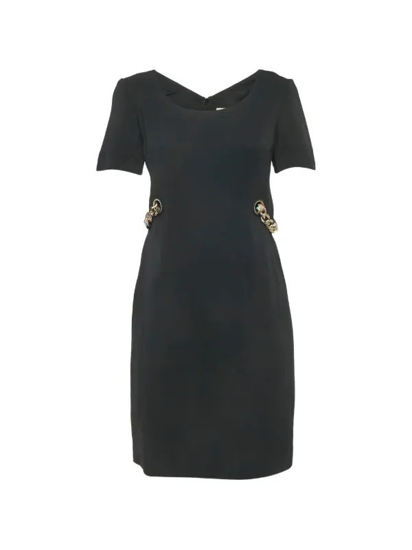 PUCCI Pre-Owned Ribbon Crepe Dress | Black