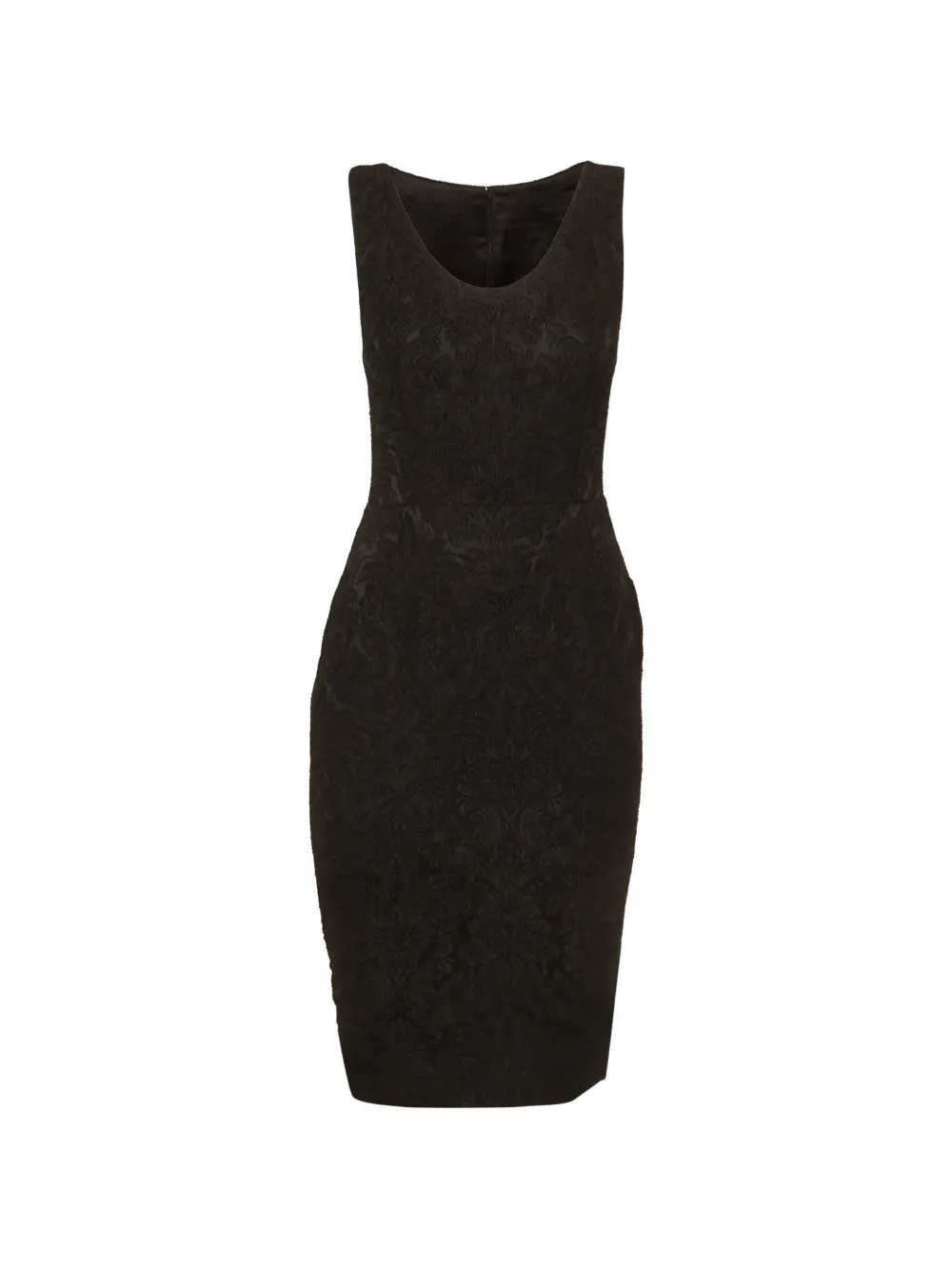 Dolce & Gabbana Pre-Owned jacquard midi dress - Nero