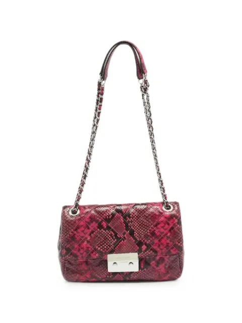 Michael Kors Vintage sac porté épaule Tribeca à effet peau de python
