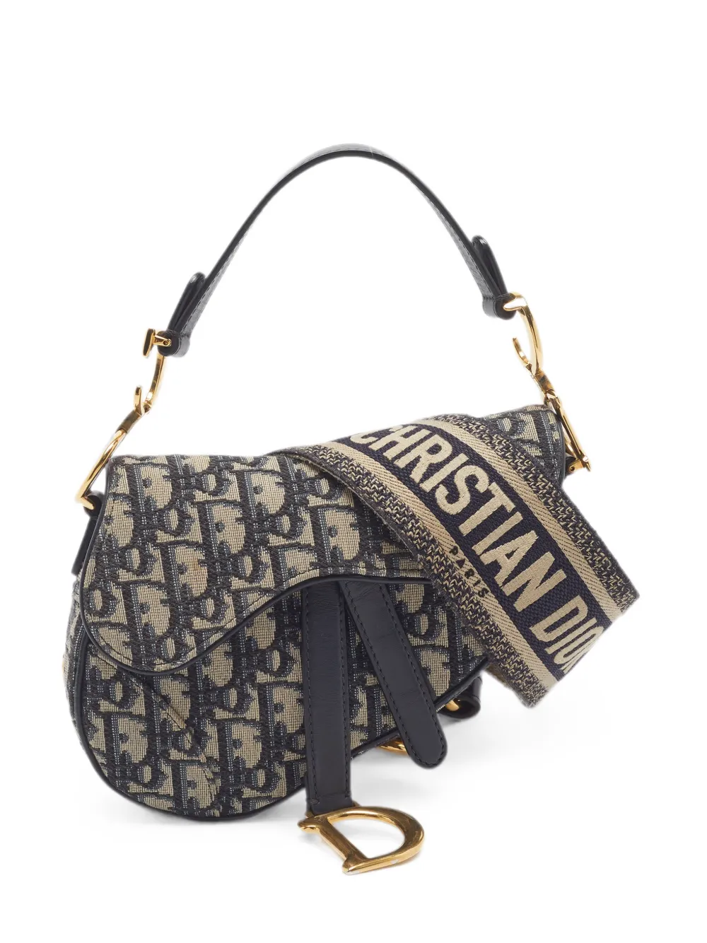 Christian Dior Pre-Owned 2018 Oblique shoulder bag - Blau