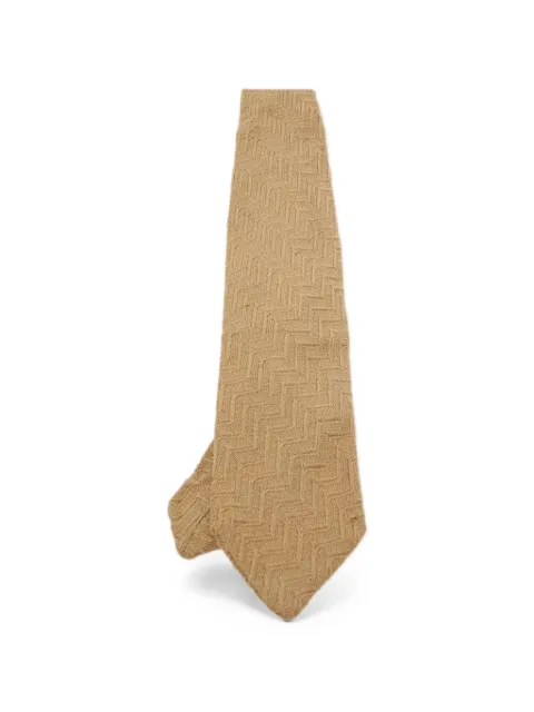 Giorgio Armani Pre-Owned corbata de tejido chevron