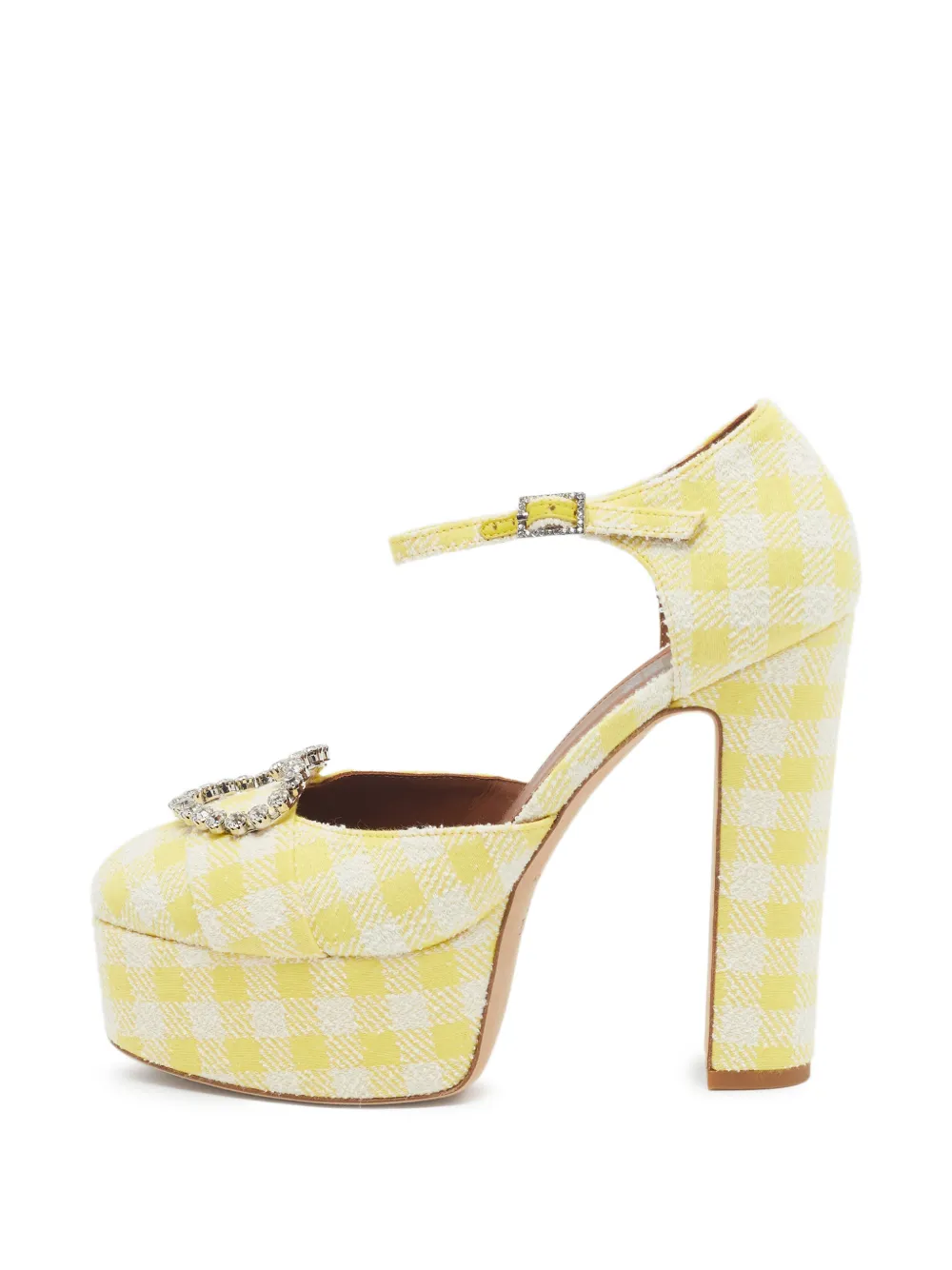 Malone Souliers Pumps Camille con plateau - Giallo