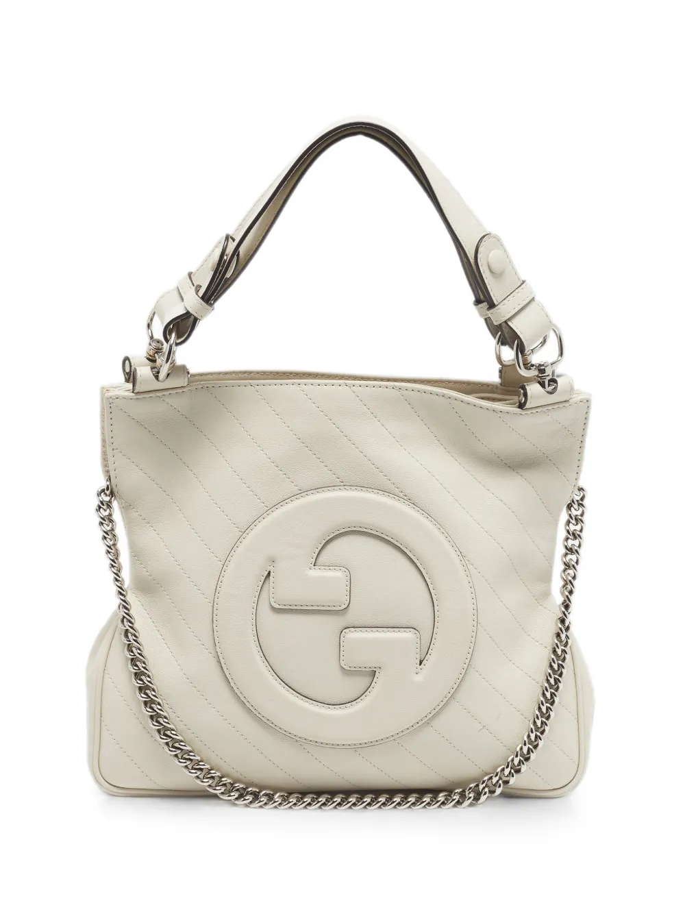 Gucci Pre-Owned Blondie diagonal-quilt tote bag - Toni neutri