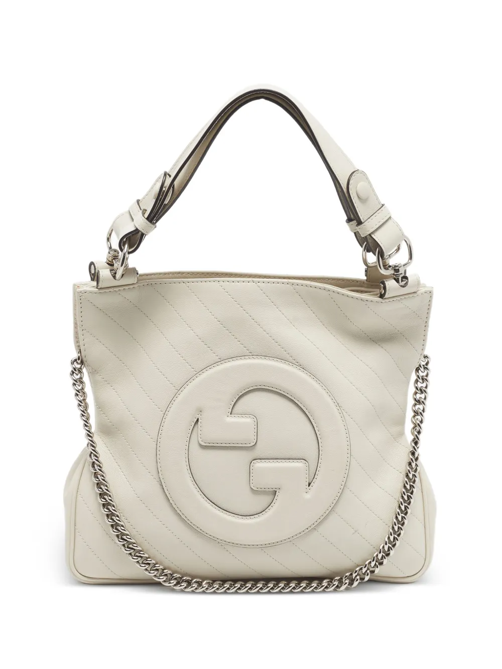 Gucci Pre-Owned Blondie diagonal-quilt tote bag - Nude