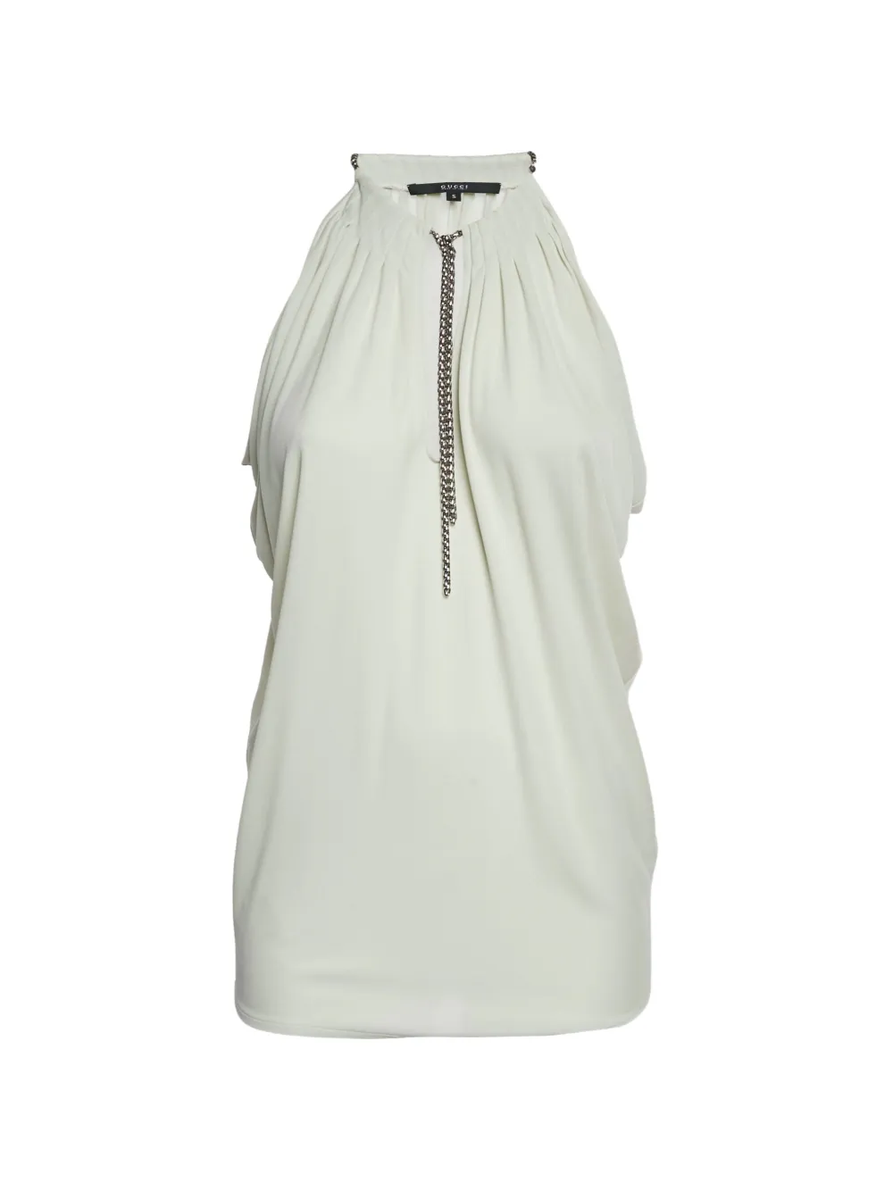 Gucci Pre-Owned chain-detail blouse - Grigio