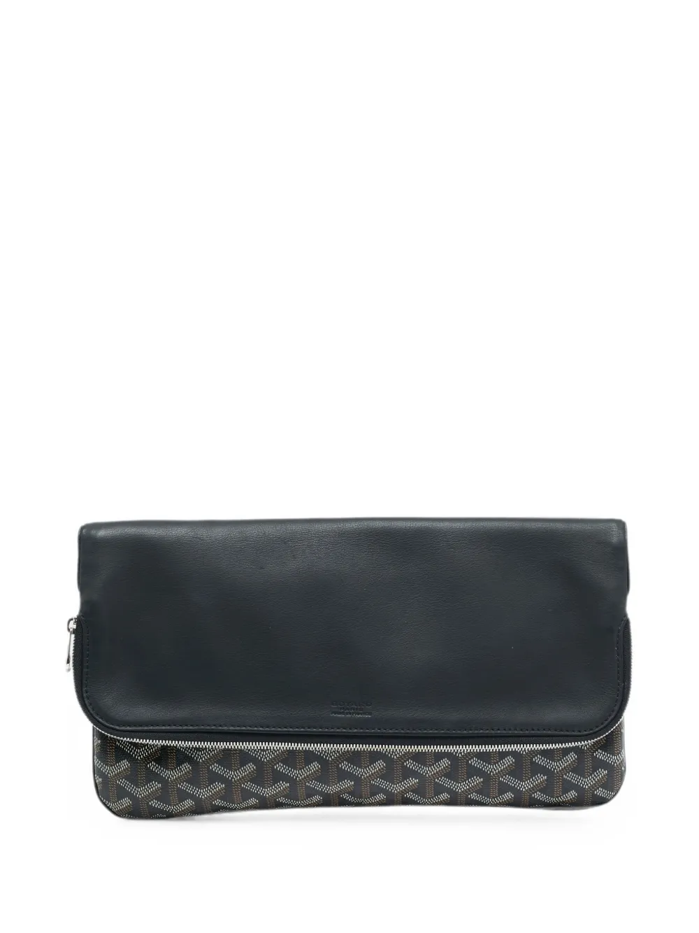 Pre-owned Goyard Mm Sainte Marie Clutch Bag In Black