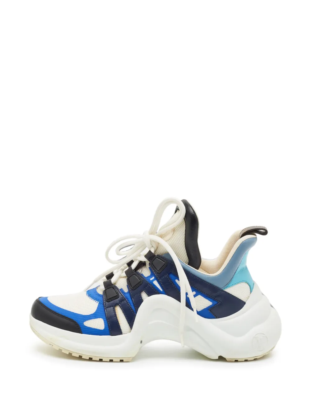 Louis Vuitton Pre-Owned Archlight lace-up sneakers - Nude