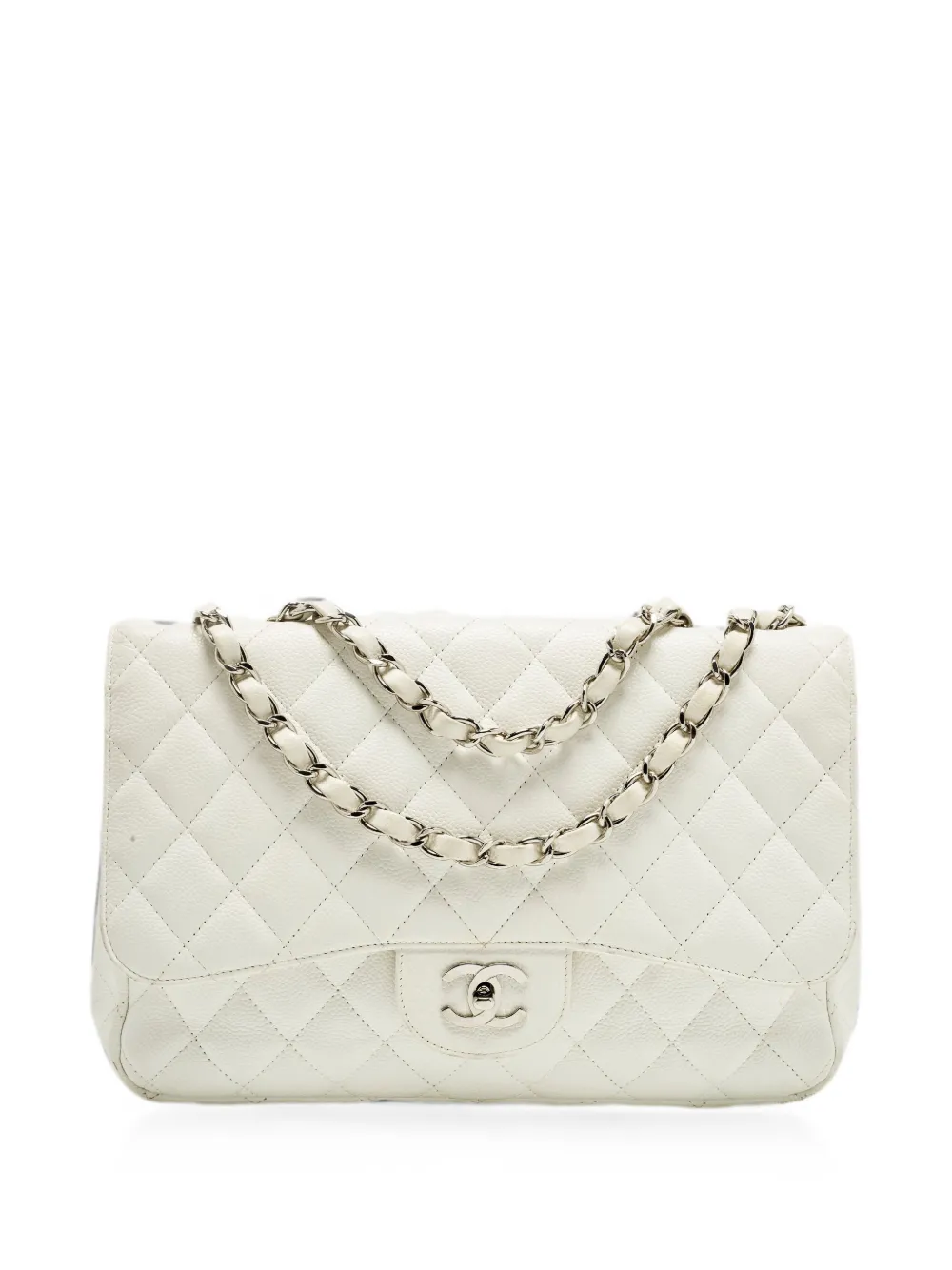 CHANEL Pre-Owned 2008-2009 Classic Single Flap shoulder bag - Bianco