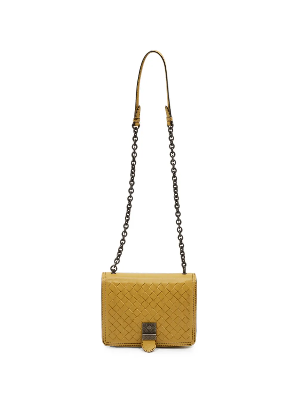 Bottega Veneta Pre-Owned mini Runway leather shoulder bag - Verde