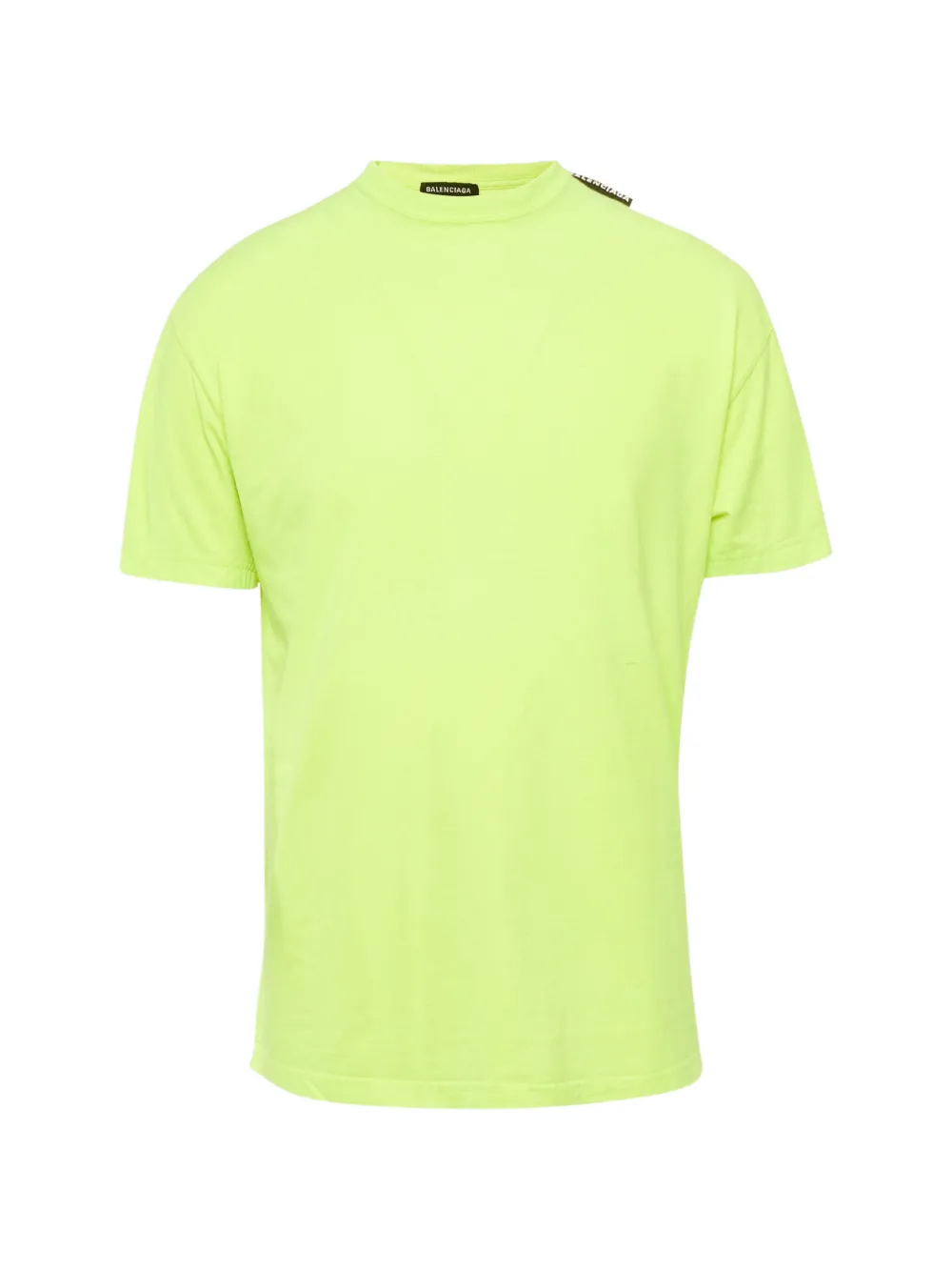 Balenciaga Pre-Owned logo detail oversized T-shirt - Verde