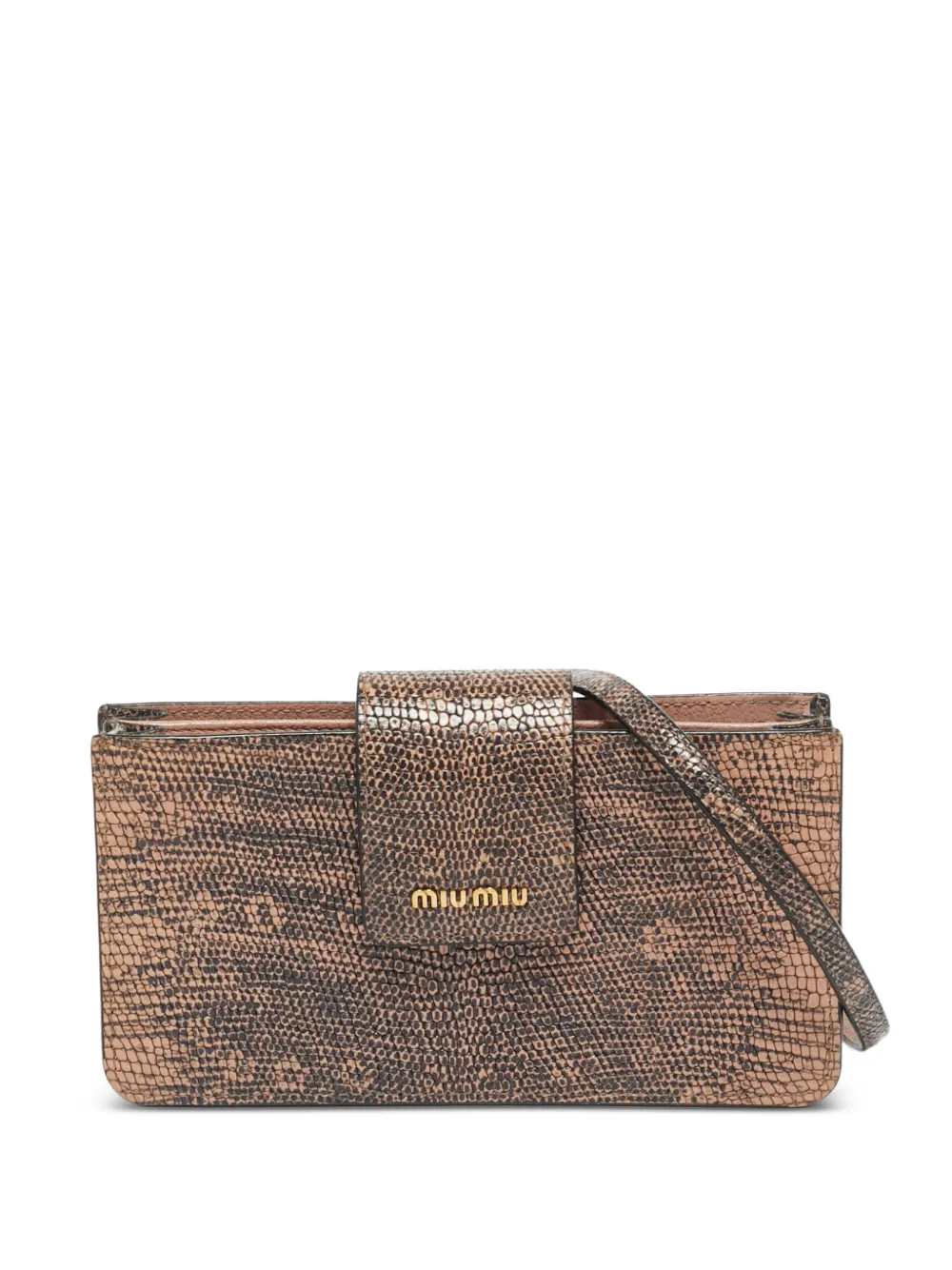 Miu Miu Pre-Owned magnetic-fastening cross body bag - Schwarz