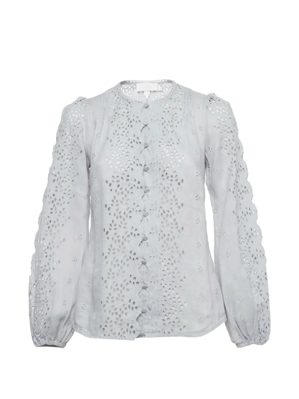 ZIMMERMANN Iris broderie anglaise top - Blu