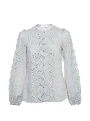 ZIMMERMANN フローラルレース ブラウス | ホワイト | FARFETCH JP