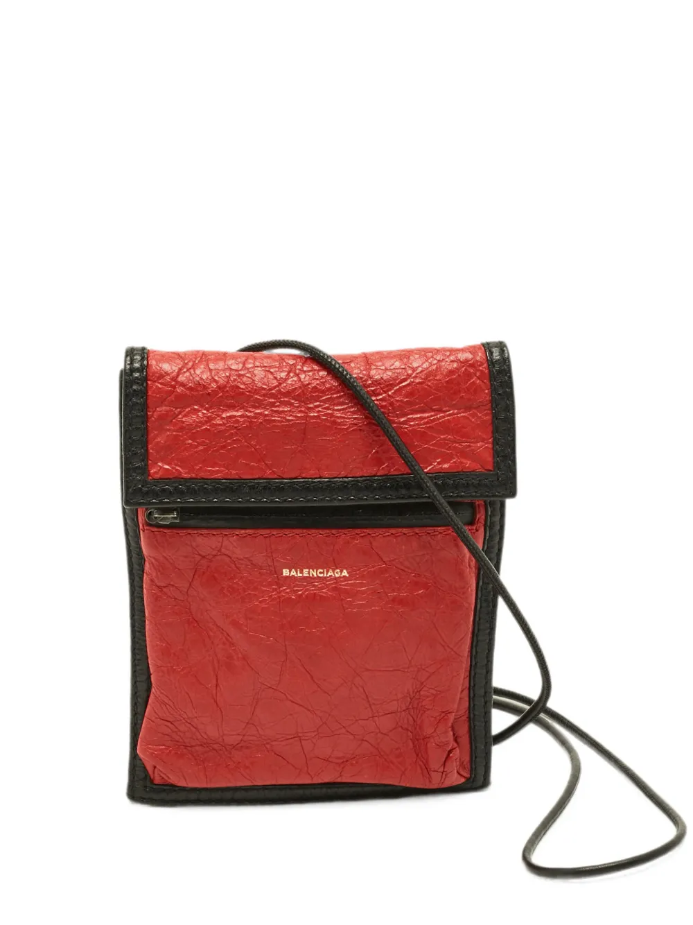 Balenciaga Pre-Owned Explorer leather crossbody bag - Rosso