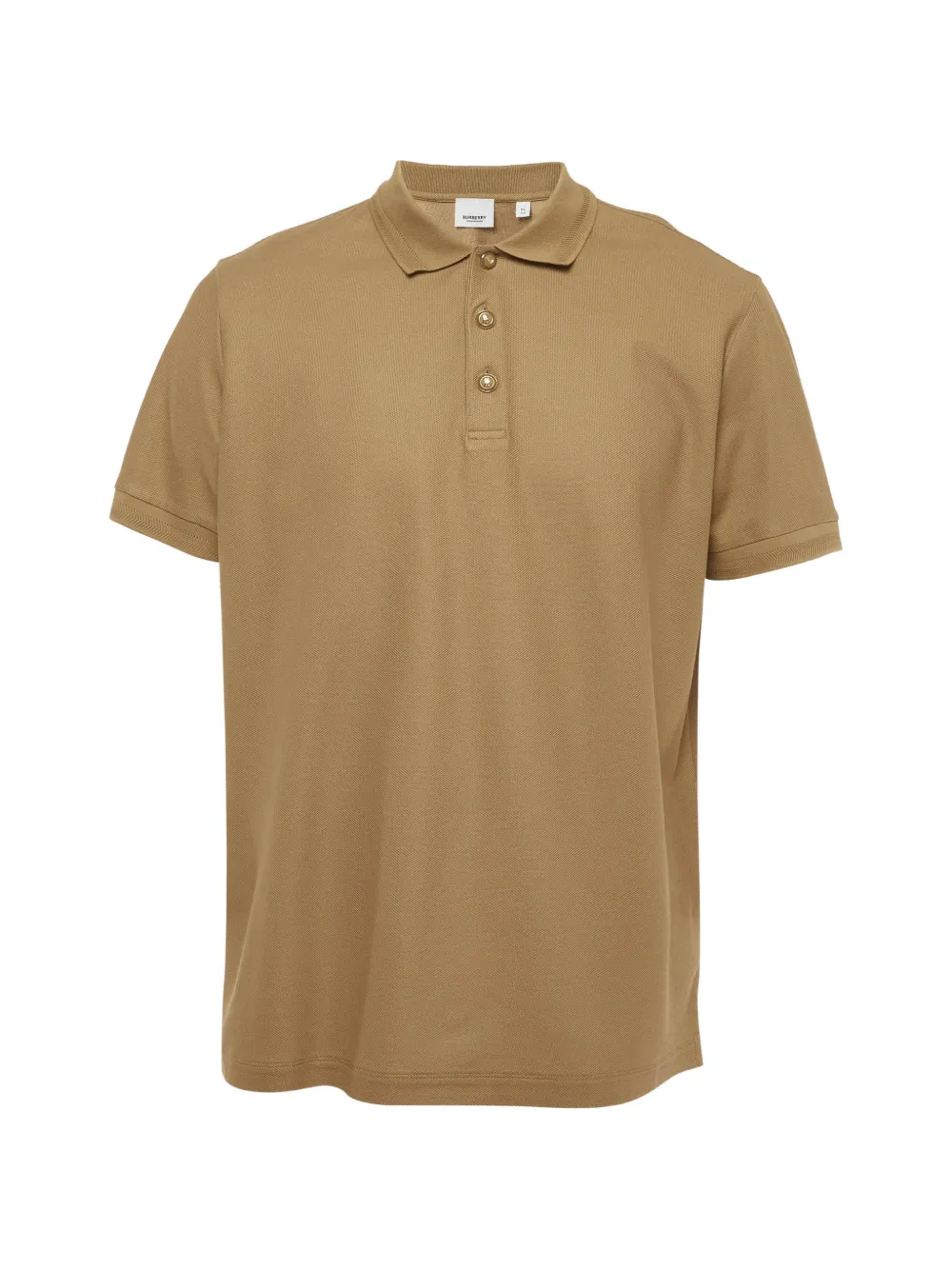 Burberry Pre-Owned pique polo T-shirt - Marrone